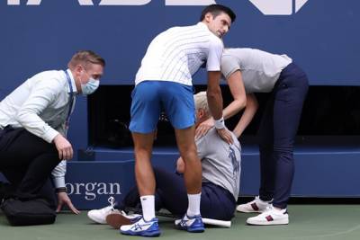 US Open Favorite Novak Djokovic Disqualified After Hitting Line Judge With Ball Mid-Match - thewrap.com - USA - county Mckenzie