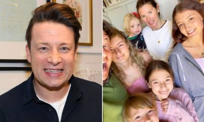 Jamie Oliver delights fans with gorgeous never-before-seen family photo - hellomagazine.com