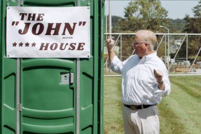 Danbury Will Name Sewage Plant After John Oliver After All, and Throws in a Porta-Potty (Video) - thewrap.com - county Will