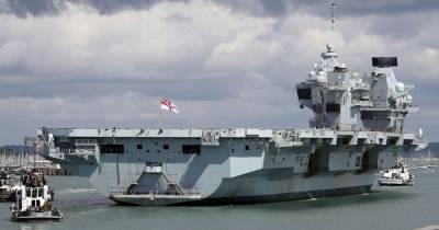 Royal Navy aircraft carrier mission delayed after crew test positive for coronavirus - www.dailyrecord.co.uk - Scotland