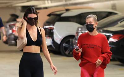 Kendall Jenner & Hailey Bieber Go Grocery Shopping Together on Labor Day - www.justjared.com - Los Angeles - state Idaho