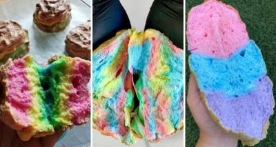 How to make rainbow cloud bread - www.newidea.com.au