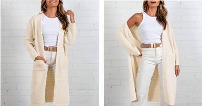 This Classy Maxi Cardigan Will Elevate Even the Most Basic Outfit - www.usmagazine.com