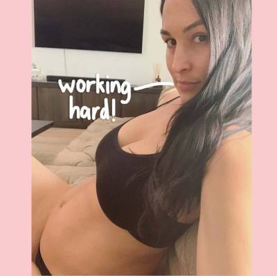 Nikki Bella Shows Off ‘Real’ Post-Baby Body & Reveals She’s 18 Pounds Away From Her Fitness Goal! - perezhilton.com