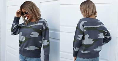 This Casual Crewneck Sweater Is Proof That Camo Can Be a Neutral - www.usmagazine.com