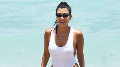Kourtney Kardashian Hits The Water To Wakeboard On Her Latest Vacation With Scott Disick — Watch - hollywoodlife.com
