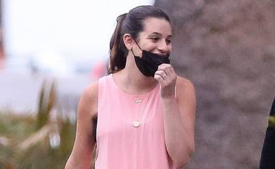 Lea Michele Spotted on a Walk with Husband Zandy Reich After Giving Birth - www.justjared.com - Santa Monica