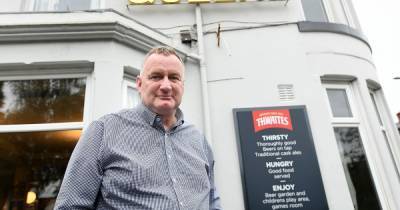 This Bury pub is just 100 yards from the Bolton border ... now the landlord will have to turn some of his regulars away - www.manchestereveningnews.co.uk - county Bradley