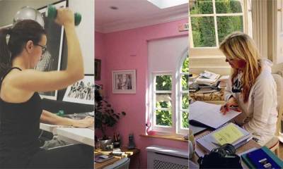9 stunning celebrity home offices to inspire anyone working from home - hellomagazine.com - Britain