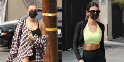 Hailey Bieber Meets Up With Kendall Jenner for Lunch in WeHo - www.justjared.com