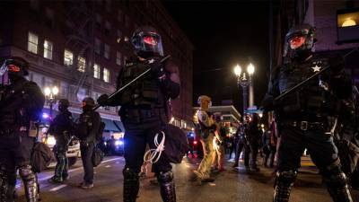 Portland police declare riot as city’s unrest carries into new year - www.foxnews.com - state Oregon