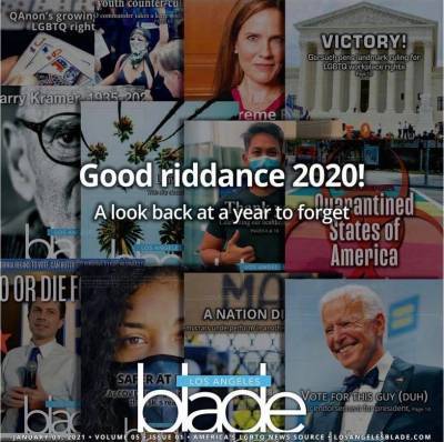 Good riddance 2020! A year out of control; COVID, wildfires, elections, the top stories - www.losangelesblade.com - Los Angeles - California