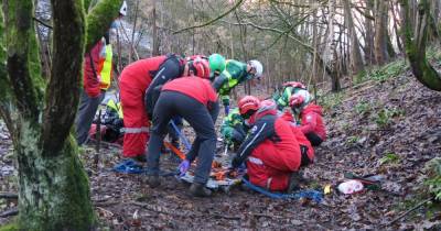 Unconscious man who fell down riverbank rescued - www.manchestereveningnews.co.uk