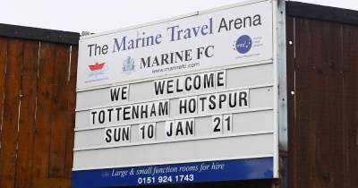 What league do Marine AFC play in and where are they based as they take on Tottenham Hotspur in the FA Cup - www.manchestereveningnews.co.uk