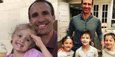 Drew Brees' Wife & Kids - See Cute Family Photos! - www.justjared.com - New Orleans