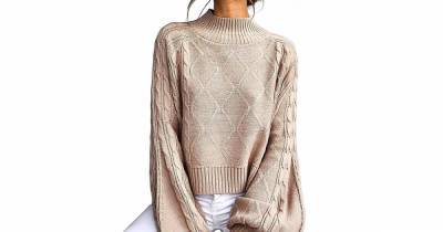 Stay Chic All Winter Long in This Lantern-Sleeve Sweater - www.usmagazine.com - county Long