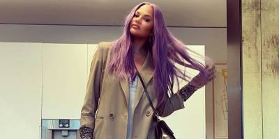 Chrissy Teigen Just Revealed the Lavender Hair of Her Dreams - www.marieclaire.com