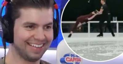 Dancing On Ice's Sonny Jay insists Angela Egan is 'fine' after fall - www.msn.com