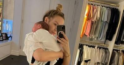 Kate Ferdinand shares new adorable photo of baby Cree as she talks about fitting into big maternity pants - www.manchestereveningnews.co.uk