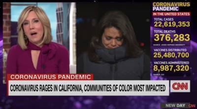 CNN Reporter Sara Sidner Breaks Into Tears During Live Report On Covid Deaths: “It’s Just Not OK” - deadline.com - Los Angeles