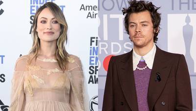 Olivia Wilde Wears Harry Styles’ Necklace From ‘Golden’ Music Video As Romance Heats Up - hollywoodlife.com - Los Angeles - Santa Barbara