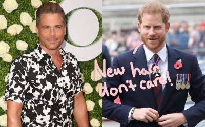Does Prince Harry Have A Ponytail Now?! Rob Lowe Divulges His Eyewitness Account - perezhilton.com