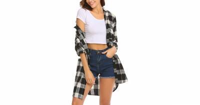 This Top-Rated Flannel Tunic Has Pockets — And We’re in Love - www.usmagazine.com - county Love
