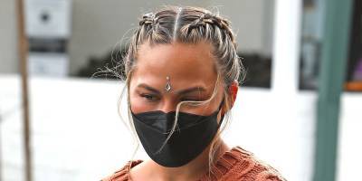 Chrissy Teigen Stops By The Grocery Store After Getting New Spine Tattoo - www.justjared.com - Los Angeles - Sweden