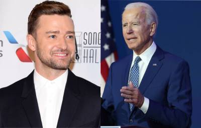 Justin Timberlake has written a new song to perform at Joe Biden’s inauguration - www.nme.com - USA