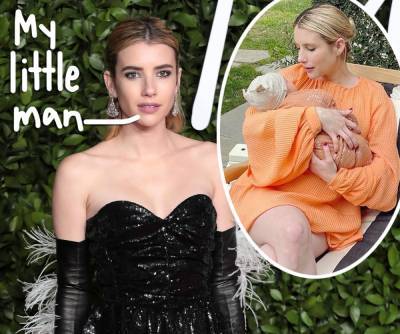 Emma Roberts Shares First Pic Of Newborn Son -- & His Name! - perezhilton.com - USA - county Story