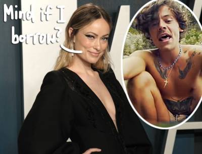 Fans Think Olivia Wilde Has Been Wearing Harry Styles' Special Necklace! - perezhilton.com