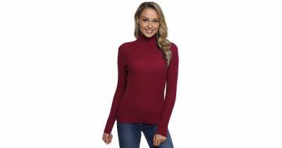 This Fitted Turtleneck Sweater Can Automatically Make Any Outfit Stylish - www.usmagazine.com
