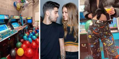 Inside Gigi Hadid's Video Game Birthday Party for Zayn Malik: Arcade Machines, Balloons, and Zayn Confetti - www.elle.com - New York