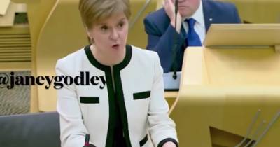 'Nae mare stawnin' in the street wi a f*****g takeaway pint' Janey Godley's latest hilarious Sturgeon voiceover - www.dailyrecord.co.uk - Scotland
