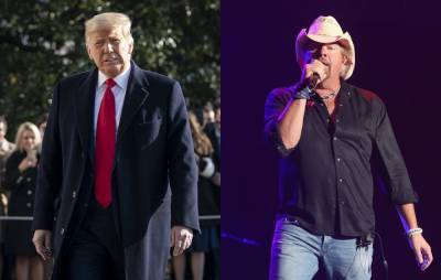 Donald Trump reportedly awarded Toby Keith and Ricky Skaggs with the National Medal of the Arts during his impeachment - www.nme.com - USA