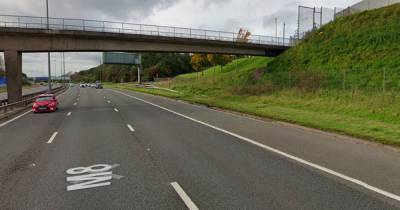 Boy, 15, arrested after trolley launched onto busy M8 causing motorist to crash at 70mph - www.dailyrecord.co.uk - Scotland