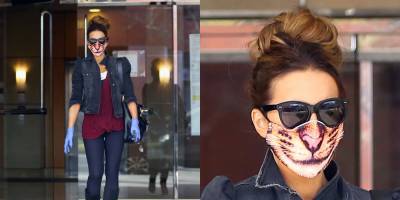 Kate Beckinsale Wears Adorable Cat Mask While Running Errands - www.justjared.com - Britain - Los Angeles