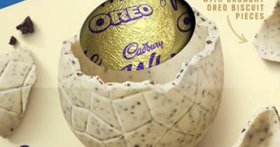 Cadbury is selling a giant white chocolate Oreo egg for Easter and we can't contain our excitement - www.ok.co.uk