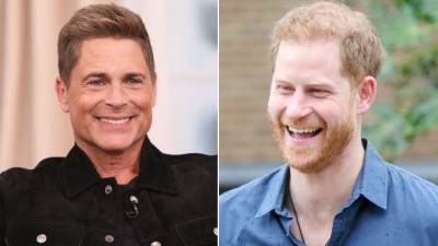 Rob Lowe Clarifies Comment About Prince Harry's 'Ponytail' (Exclusive) - www.etonline.com