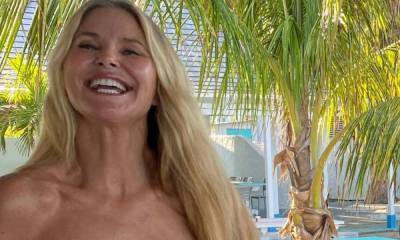 Christie Brinkley wears all-black swimsuit as she unveils surprising skill - hellomagazine.com