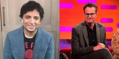 M. Night Shyamalan Confirms Matthew Perry's Drinking Story Actually Happened! - www.justjared.com - India