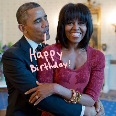 Barack Obama Shares A Sweet Message To Michelle Obama For Her BDAY! - perezhilton.com