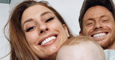 Stacey Solomon gets emotional as son Rex gets to ride on sleigh that his dad Joe Swash had as a child - www.ok.co.uk