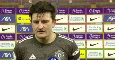 Harry Maguire disagrees with pundits on Liverpool 'weakness' after Manchester United draw - www.manchestereveningnews.co.uk - Manchester - Jordan