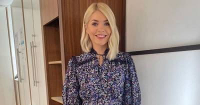 Holly Willoughby wows in floral dress on This Morning – copy her look here - www.ok.co.uk