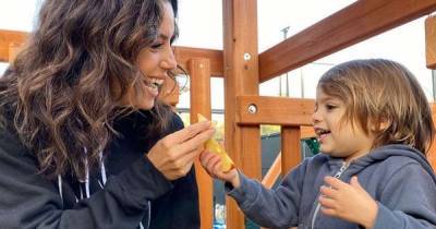 Eva Longoria's son Santi confuses star in adorable cooking video - www.msn.com - city Santiago - city Santi