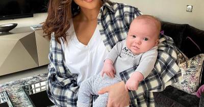 TOWIE's Shelby Tribble shares adorable picture of baby son Abel who is a mini-me of dad Sam Mucklow - www.ok.co.uk