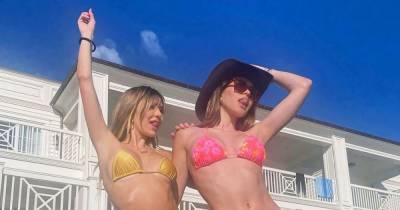 Amelia Gray and Delilah Belle Hamlin Show Off Toned Figures in Teeny Tiny Bikinis - www.usmagazine.com - California