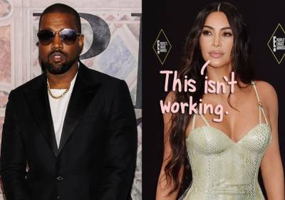 This Is The End: Kim Reportedly Quits On Marriage Counseling As Kanye 'Is Talking To Divorce Lawyers' - perezhilton.com