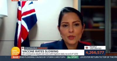 Priti Patel says 'too early' to discuss lifting lockdown amid warning restrictions could be in force next winter - www.manchestereveningnews.co.uk